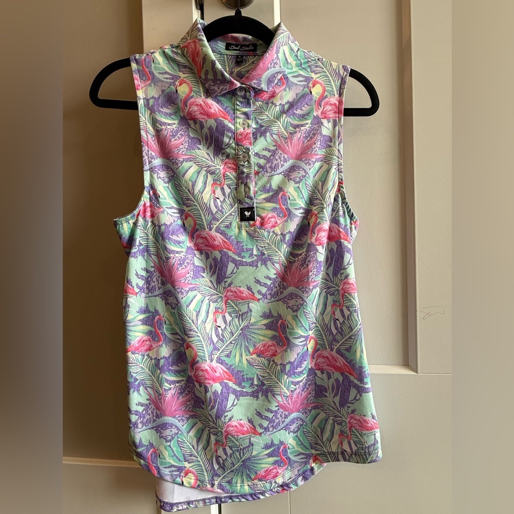 Bad Birdie Sleeveless Golf Polo